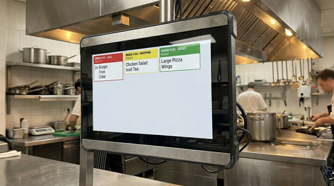 Kitchen Display System Module Mockup